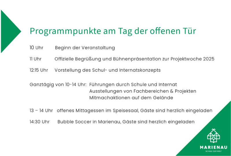 Anmeldungen<br/>für das Schuljahr 2025/26 –